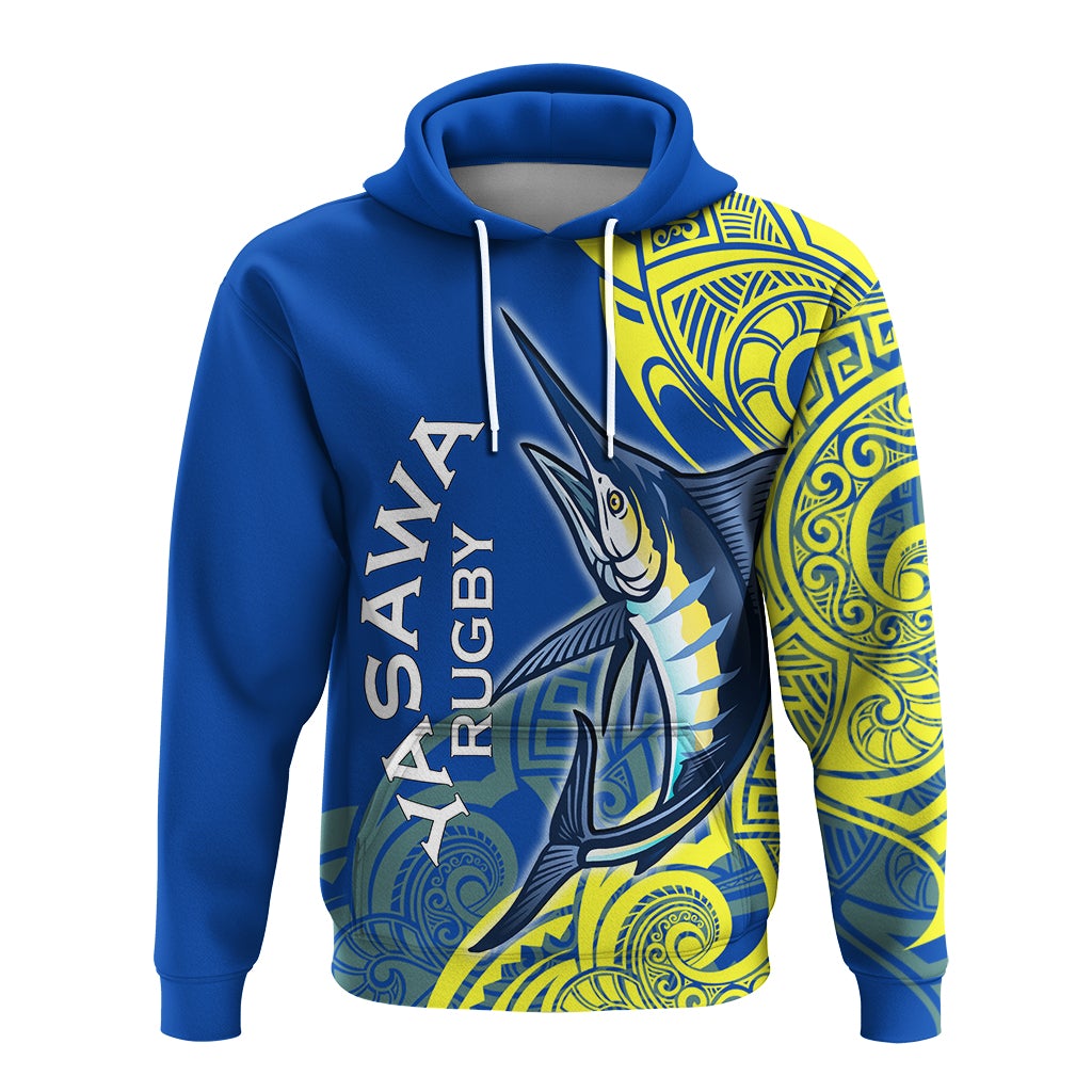 Yasawa Rugby Union Fiji Hoodie - Tapa Pattern LT12