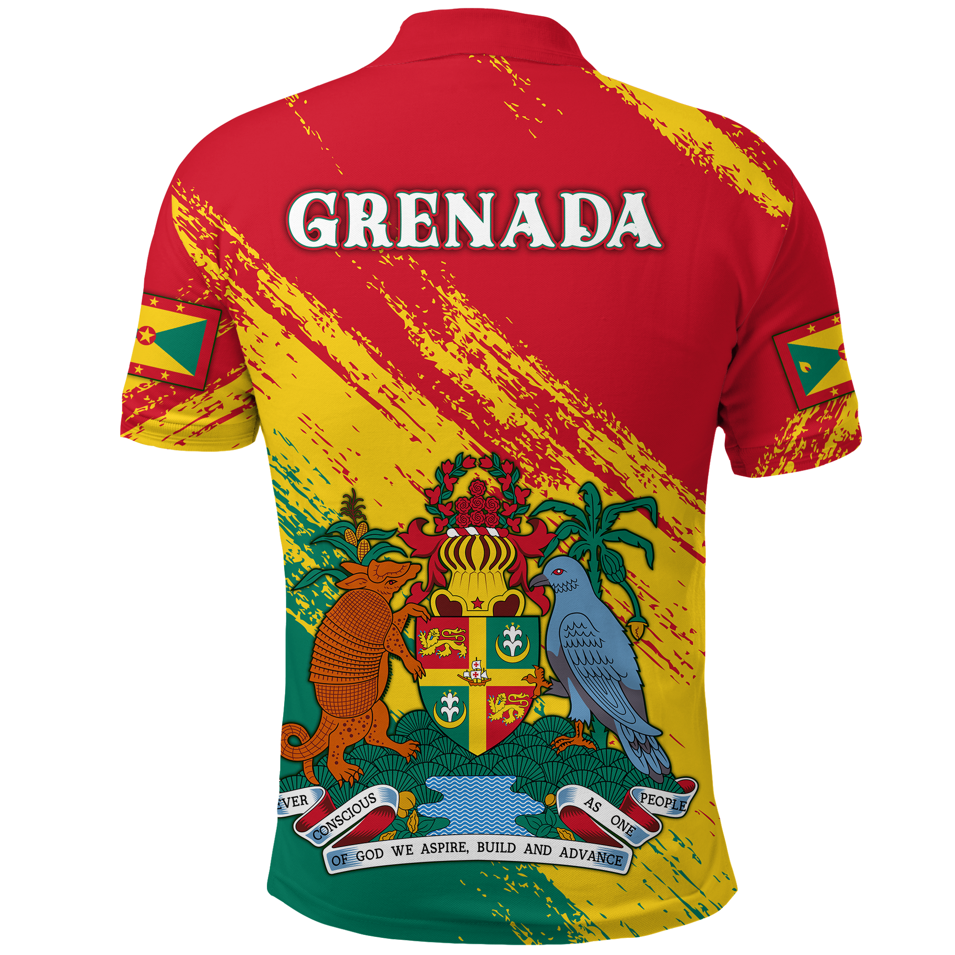 Grenada Happy Polo Shirt Independence Day LT2