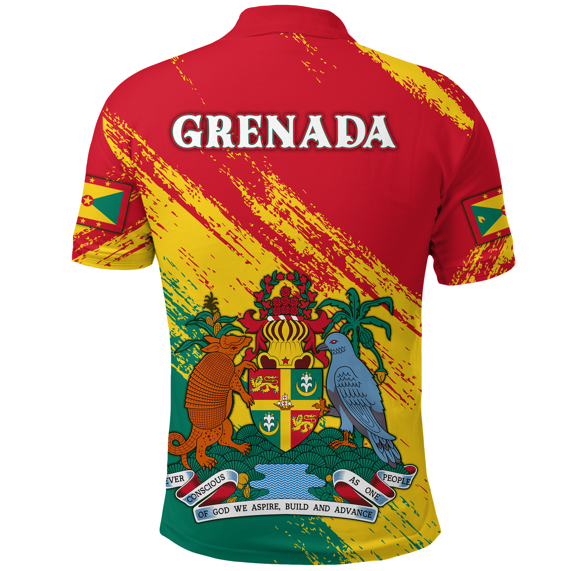 Grenada Happy Polo Shirt Independence Day LT2