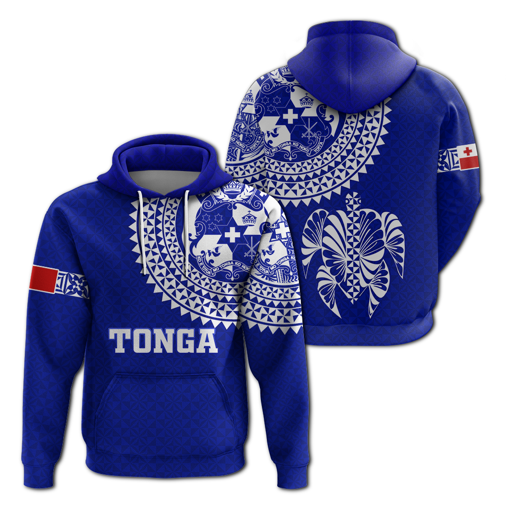 Tonga Hoodie Tongan Blue Turtle LT12