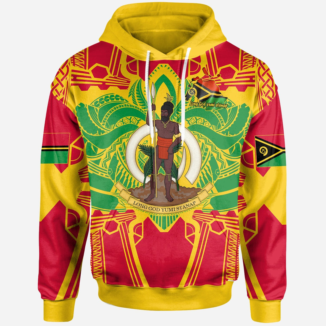 Vanuatu Hoodie Vanuatu Pride With Polynesian Culture Hoodie LT10