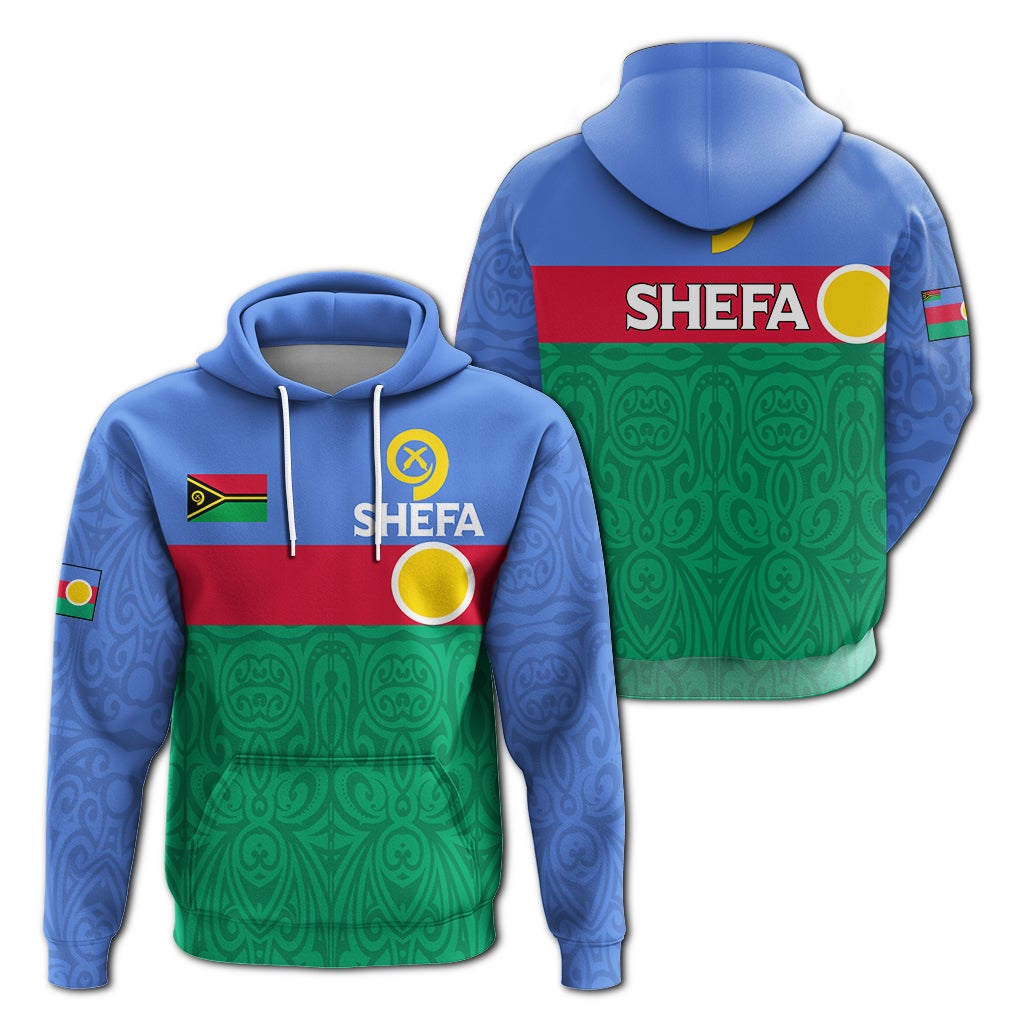 Vanuatu Shefa Province Hoodie Flag Style LT12