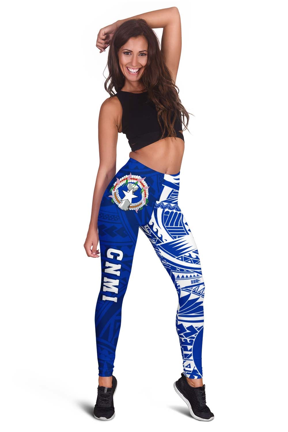 Northern Mariana Islands Women Leggings Polynesian CNMI Coat of Arms LT13
