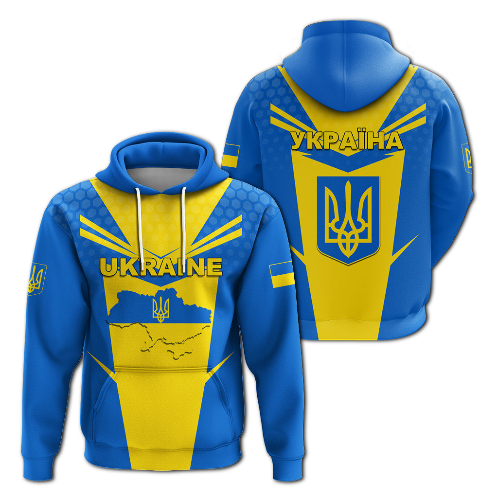 Ukraine Map Legend Hoodie LT12