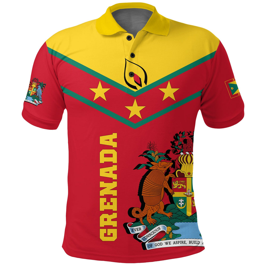 Grenada Polo Shirt Proud Grenadian LT12