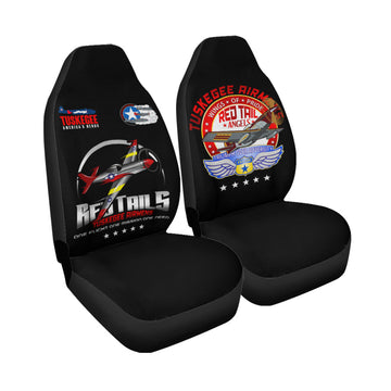 Tuskegee Airmens Red Tails African American Heros Car Seat Covers - LT2