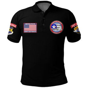 Tuskegee Airmen The Red Tails Pride Polo Shirt LT12