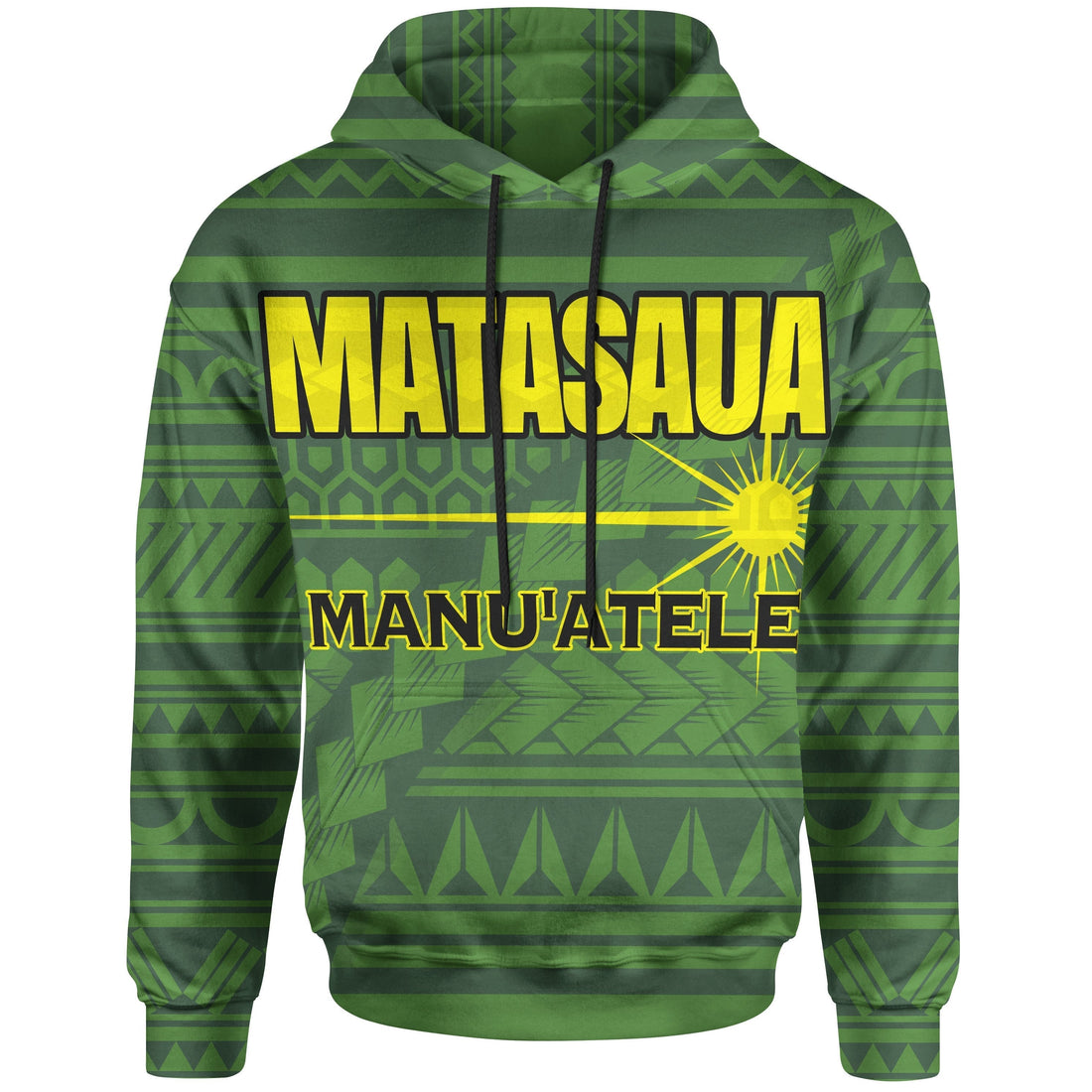 American Samoa Polynesian Hoodie Matasaua Flag