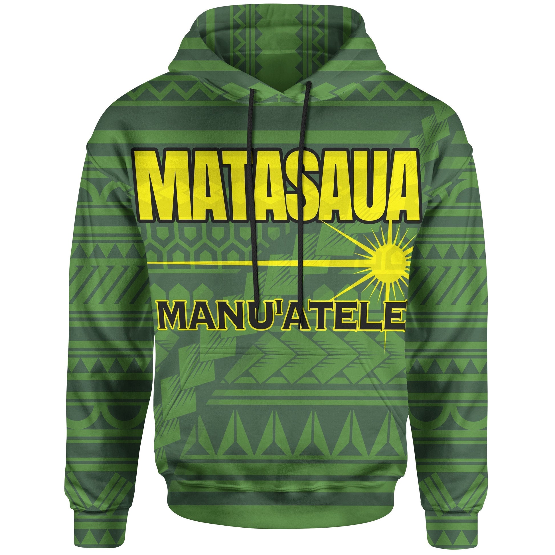 American Samoa Polynesian Hoodie Matasaua Flag