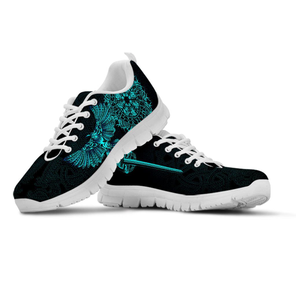 Viking Raven Tattoo Art Sneakers LT12