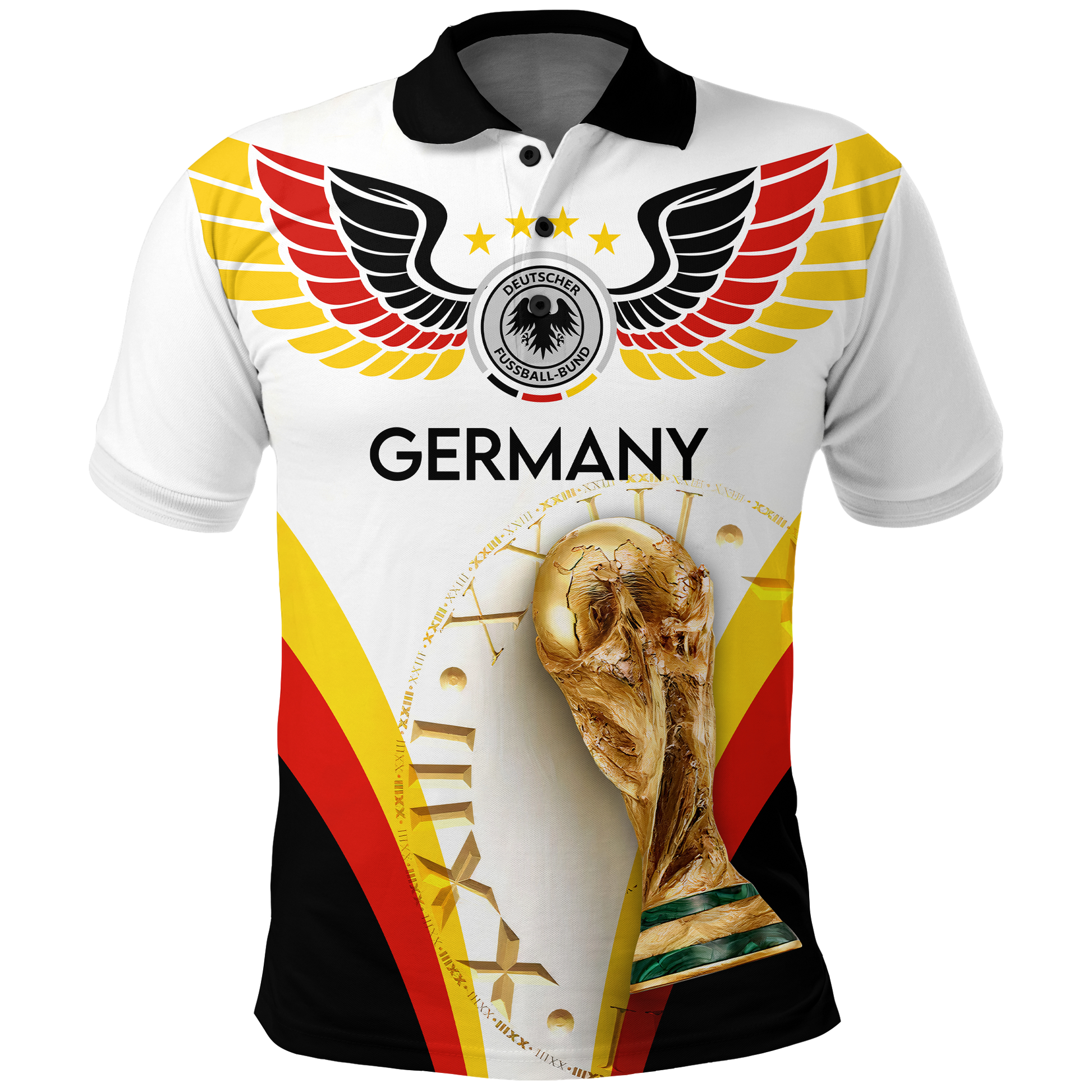 Custom Germany Polo Shirt Football 2022 LT2