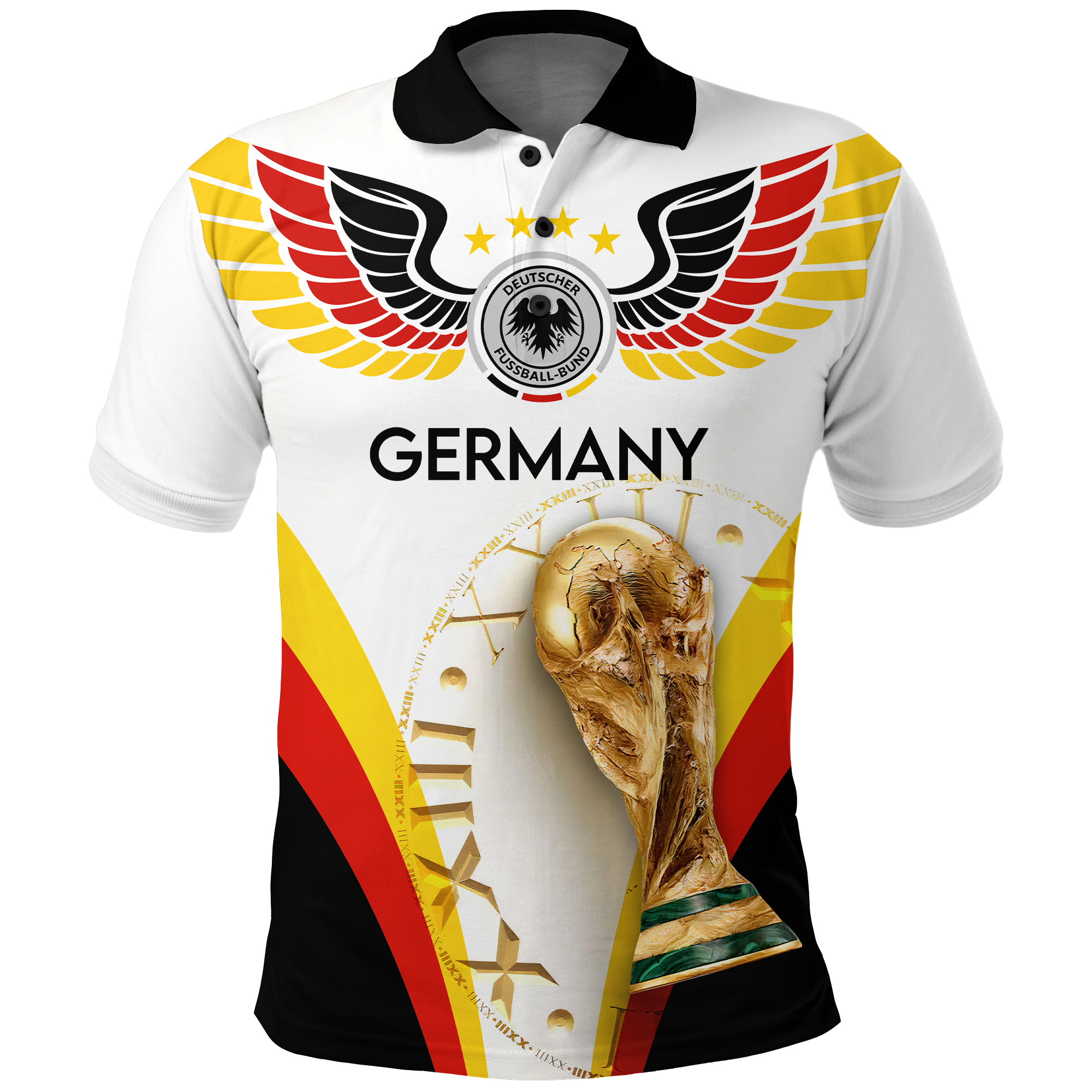 Custom Germany Polo Shirt Football 2022 LT2