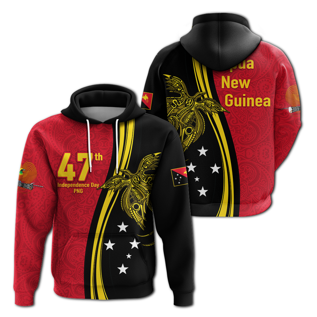 Papua New Guinea Independence Anniversary Polynesian Tribal Hoodie LT12