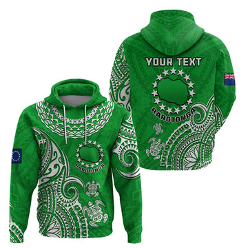Custom Rarotonga Cook Islands Polynesian Turtle ArHoodie LT14