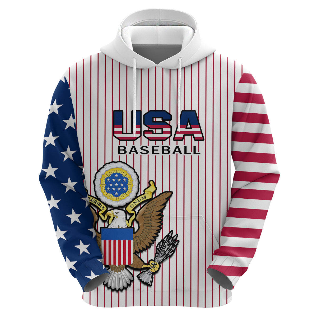 Custom United States 2023 Baseball USA Hoodie Coat Of Arms LT14