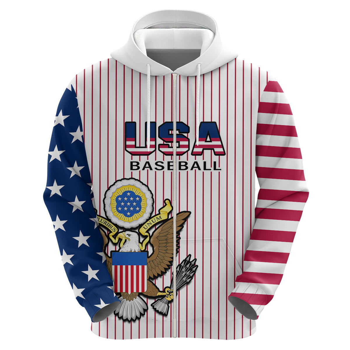 Custom United States 2023 Baseball USA Hoodie Coat Of Arms LT14