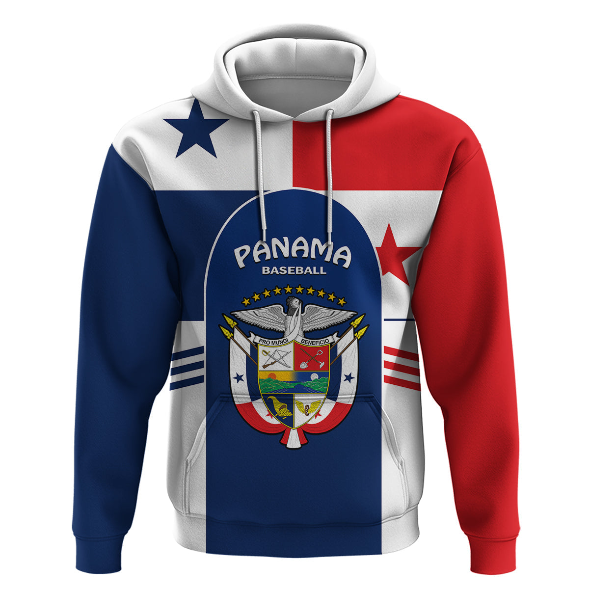 Custom Panama 2023 Baseball Flag Sporty Version Hoodie LT14