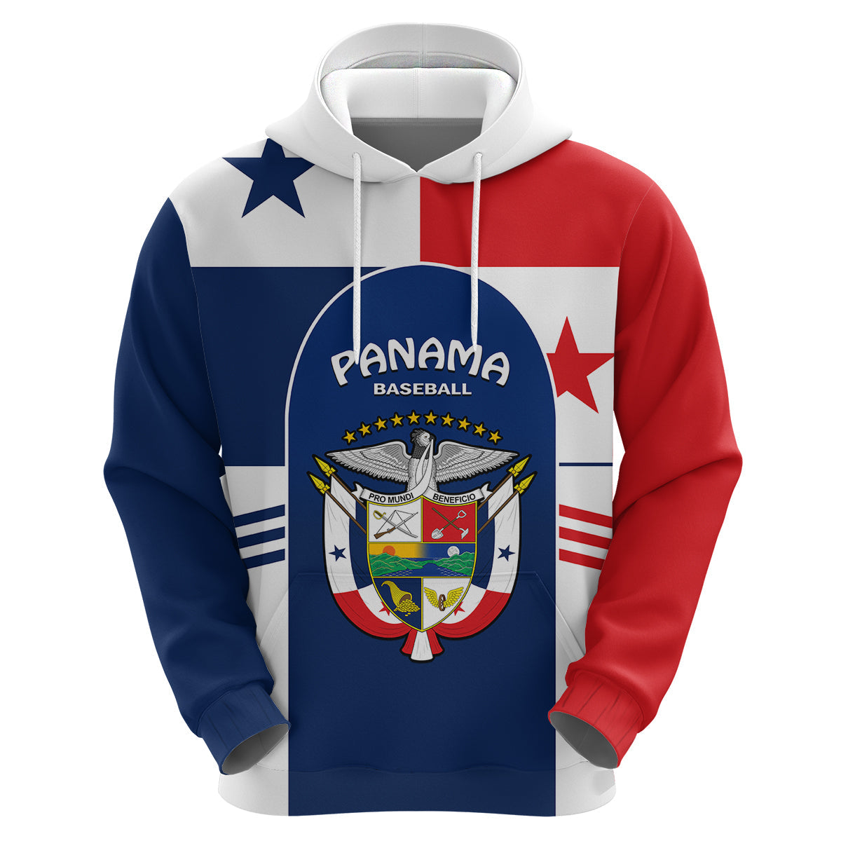 Custom Panama 2023 Baseball Flag Sporty Version Hoodie LT14