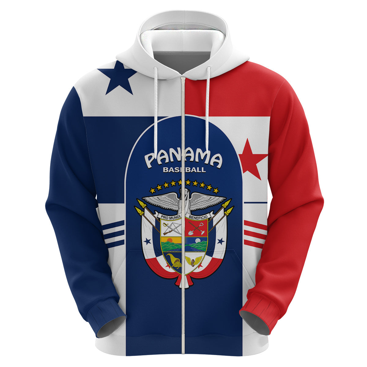 Custom Panama 2023 Baseball Flag Sporty Version Hoodie LT14