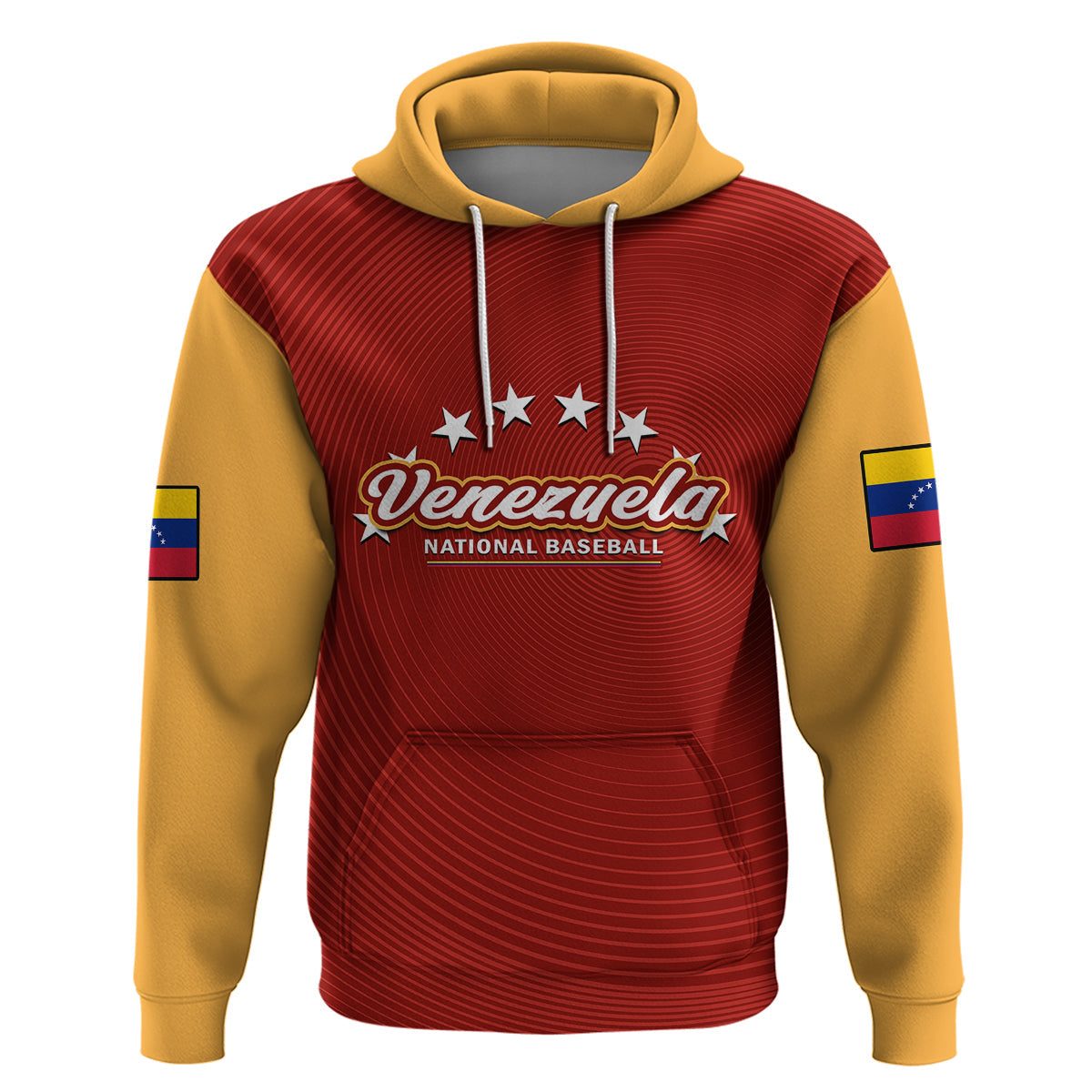 Custom Venezuela 2023 Baseball Mix Hoodie Coat Of Arms LT14