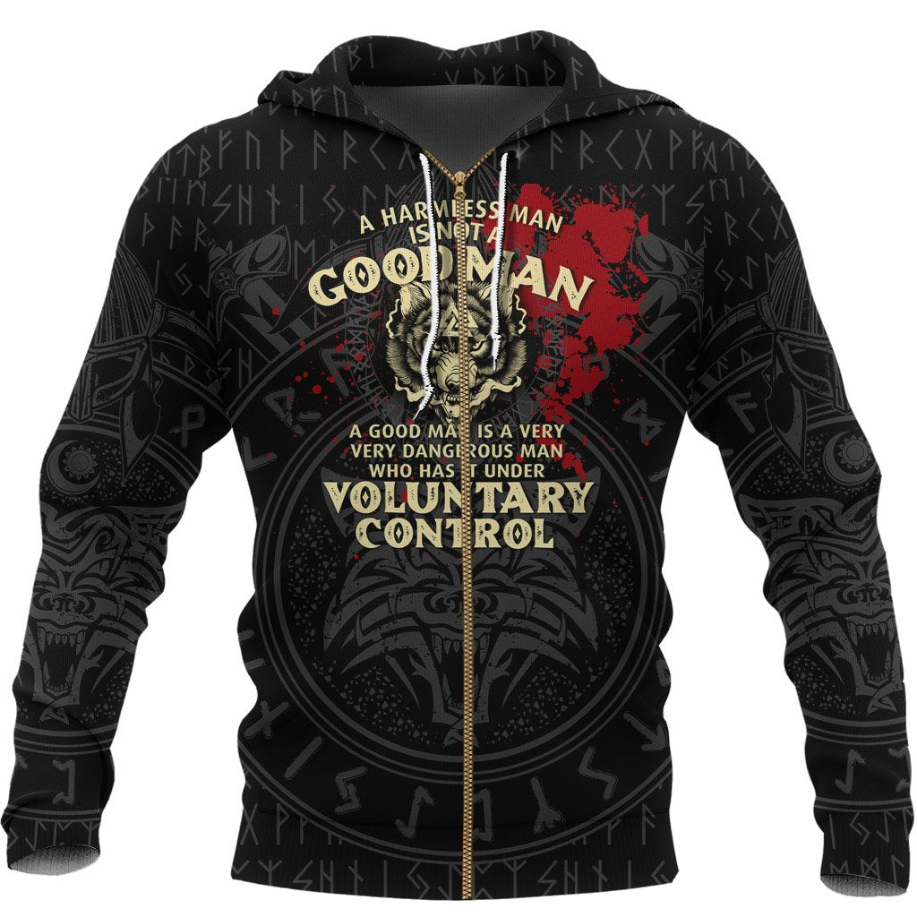 Viking Zip Hoodie - Good Man RLT12