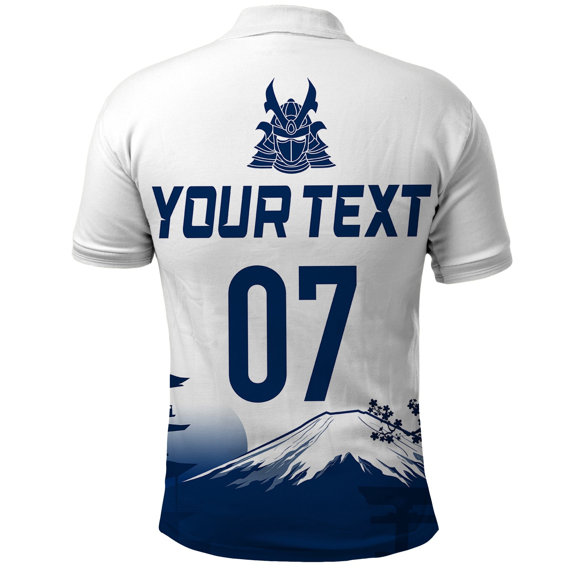 Japan Baseball Champions Fuji Mountain Landscape Art Polo Shirt LT7