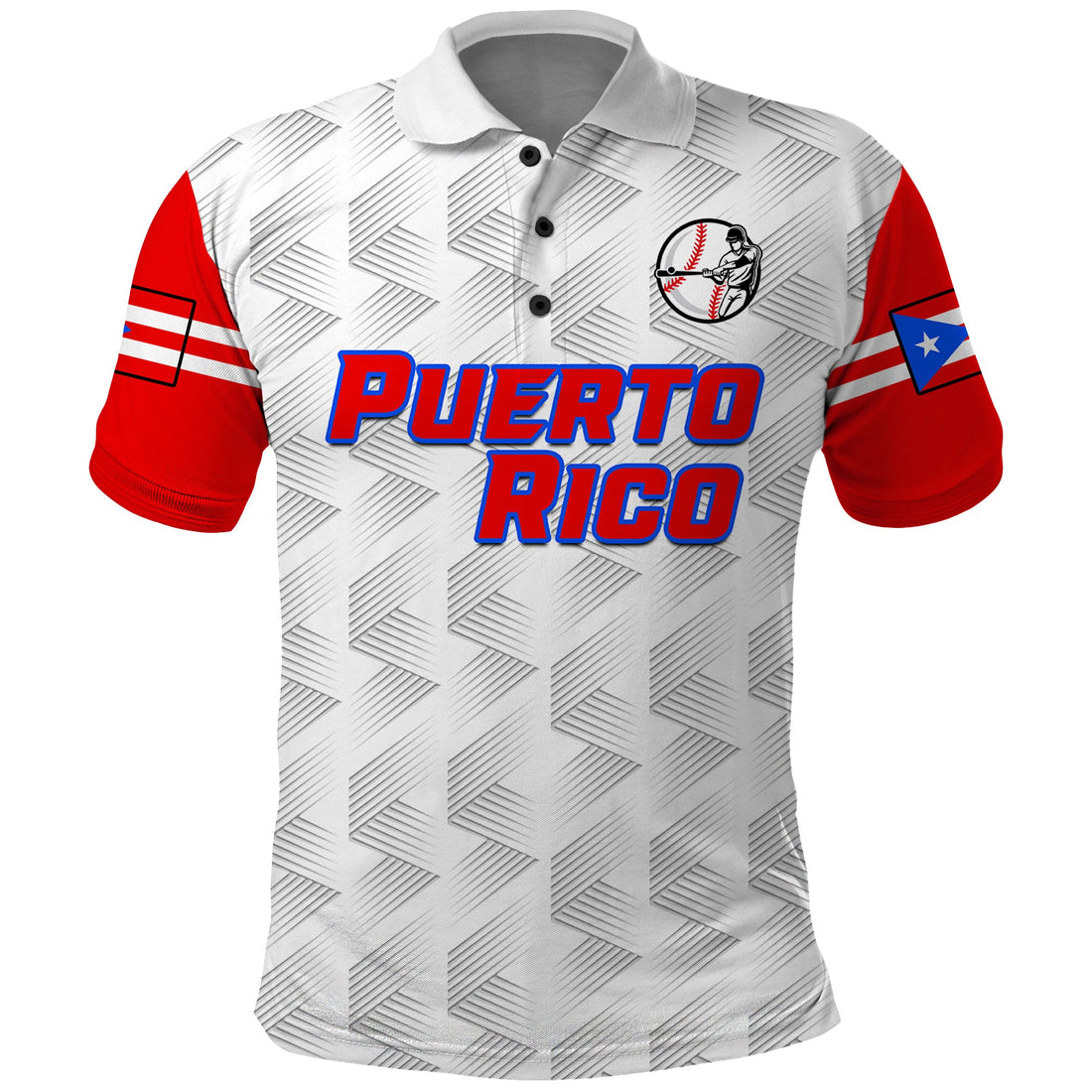 (Custom Text And Number) Puerto Rico Baseball Dynamic Polo Shirt 2023 LT14