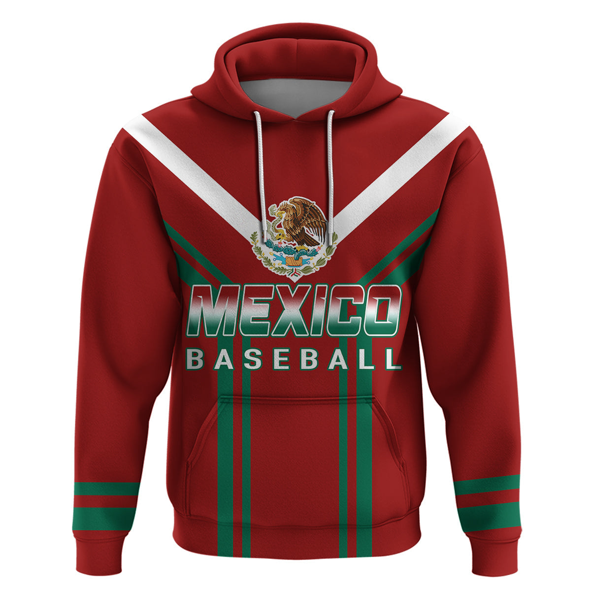 Mexico Baseball 2023 Sporty Style With Emblem Hoodie LT7