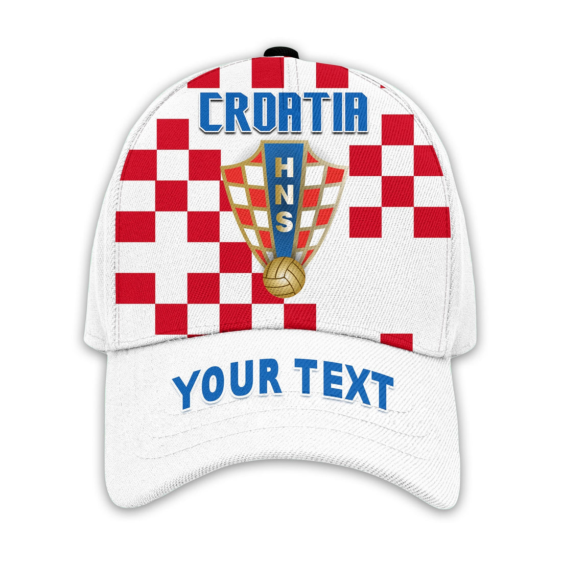 (Custom Personalised) Croatia Football Classic Cap World Cup Champions 2022 Hrvatska Ver.03 LT13