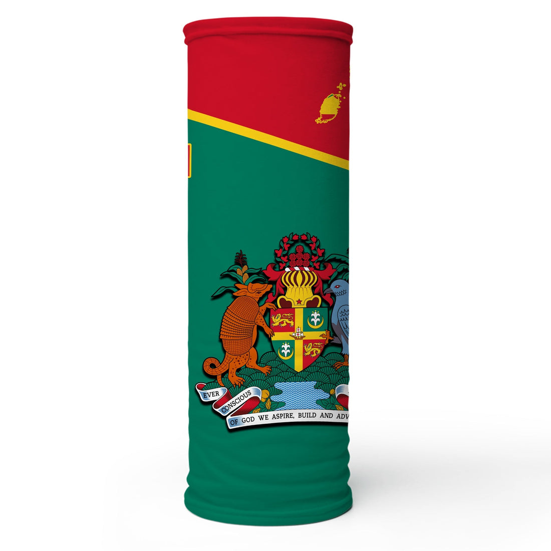 (Custom Personalised) Grenada Bandana Coat Of Arms and Map Impressive LT13