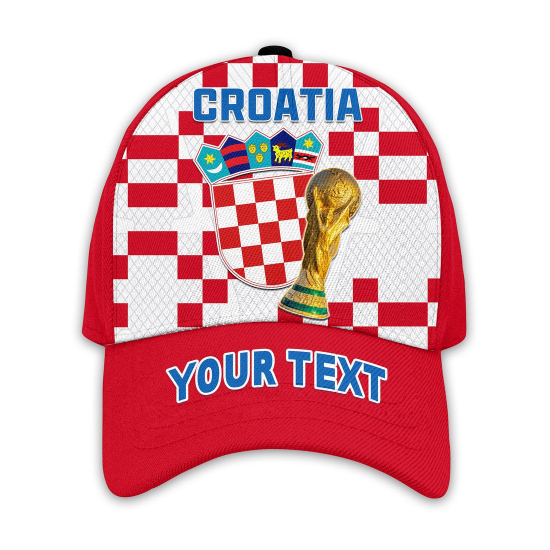 (Custom Personalised) Croatia Football Classic Cap Vatreni Hrvatska Champions 2022 World Cup Ver.02 LT13