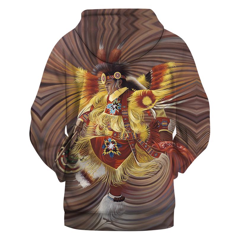 Powwow Dancers Native American Hoodie LT10