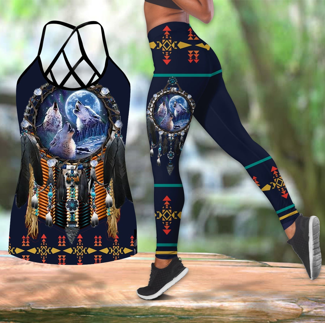 Native American Combo Crisscross and Leggings LT10
