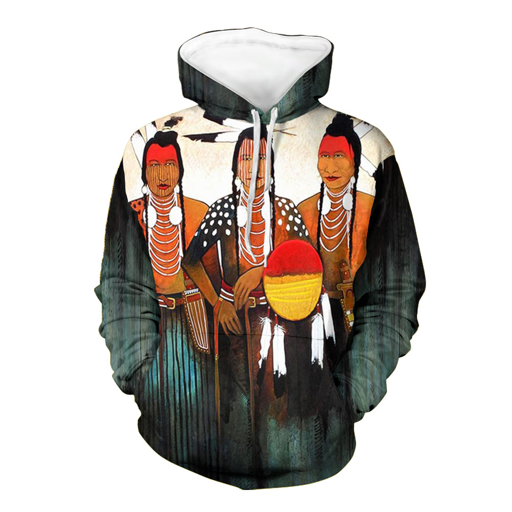 Chief Native American 3D Hoodie LT10