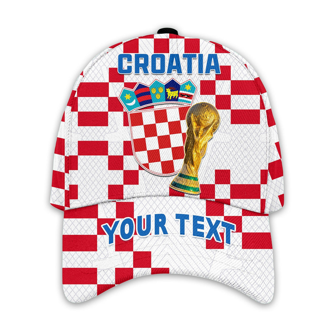 (Custom Personalised) Croatia Football Classic Cap Vatreni Hrvatska Champions 2022 World Cup Ver.01 LT13