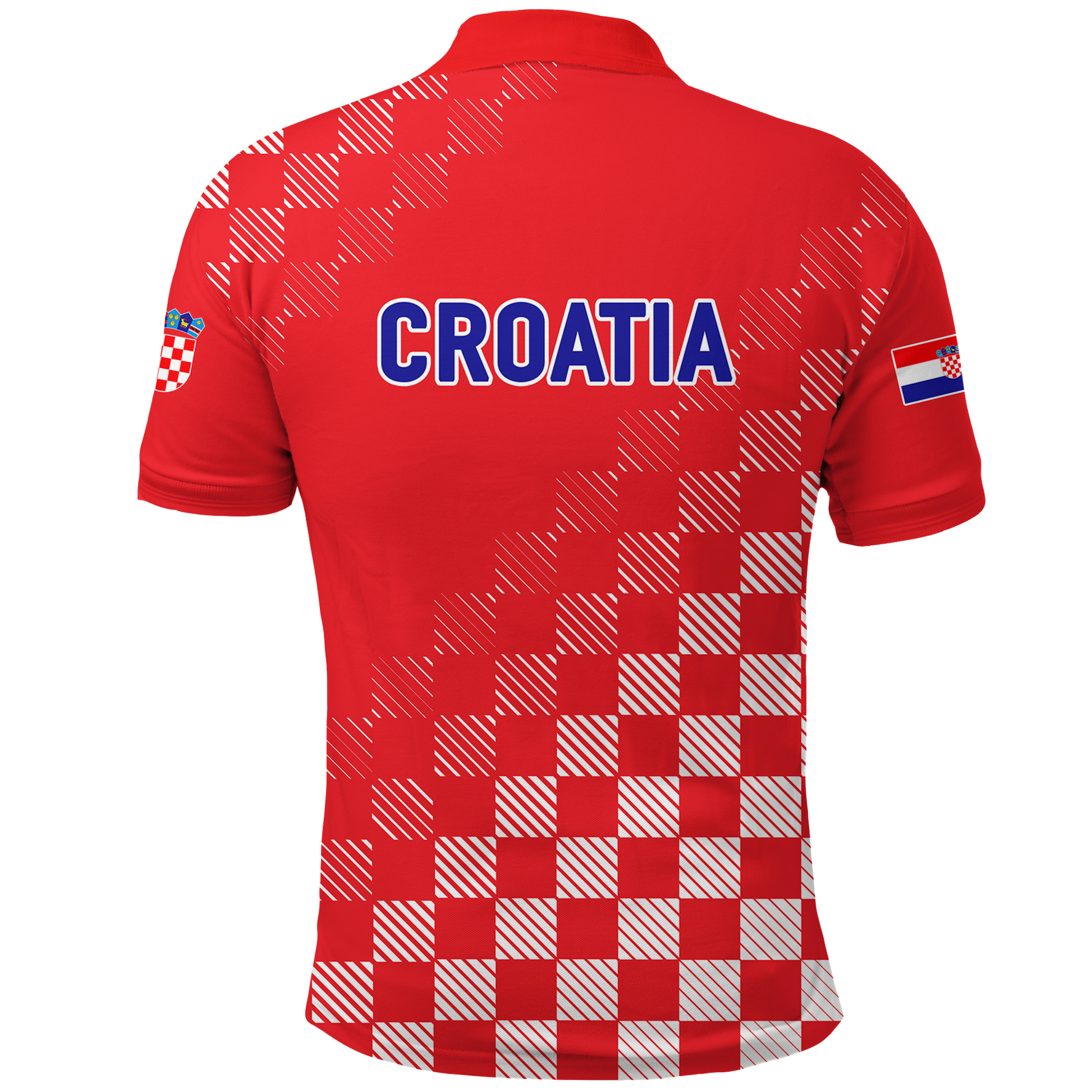Croatia Polo Shirt Football 2022 Champions Pride Red LT12
