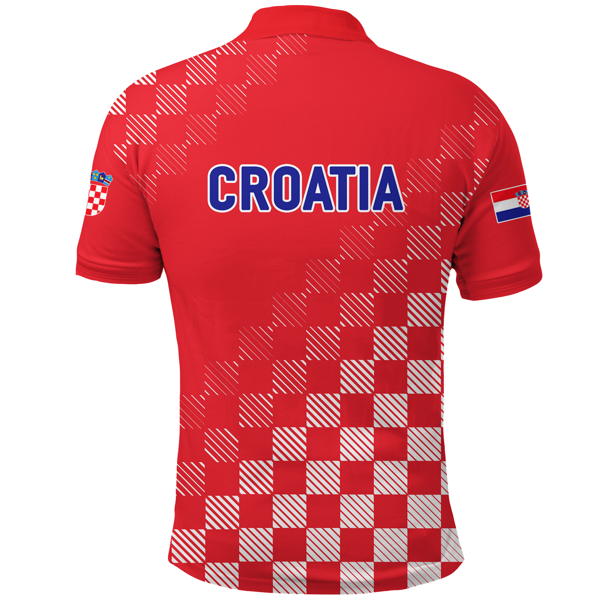 Croatia Polo Shirt Football 2022 Champions Pride Red LT12