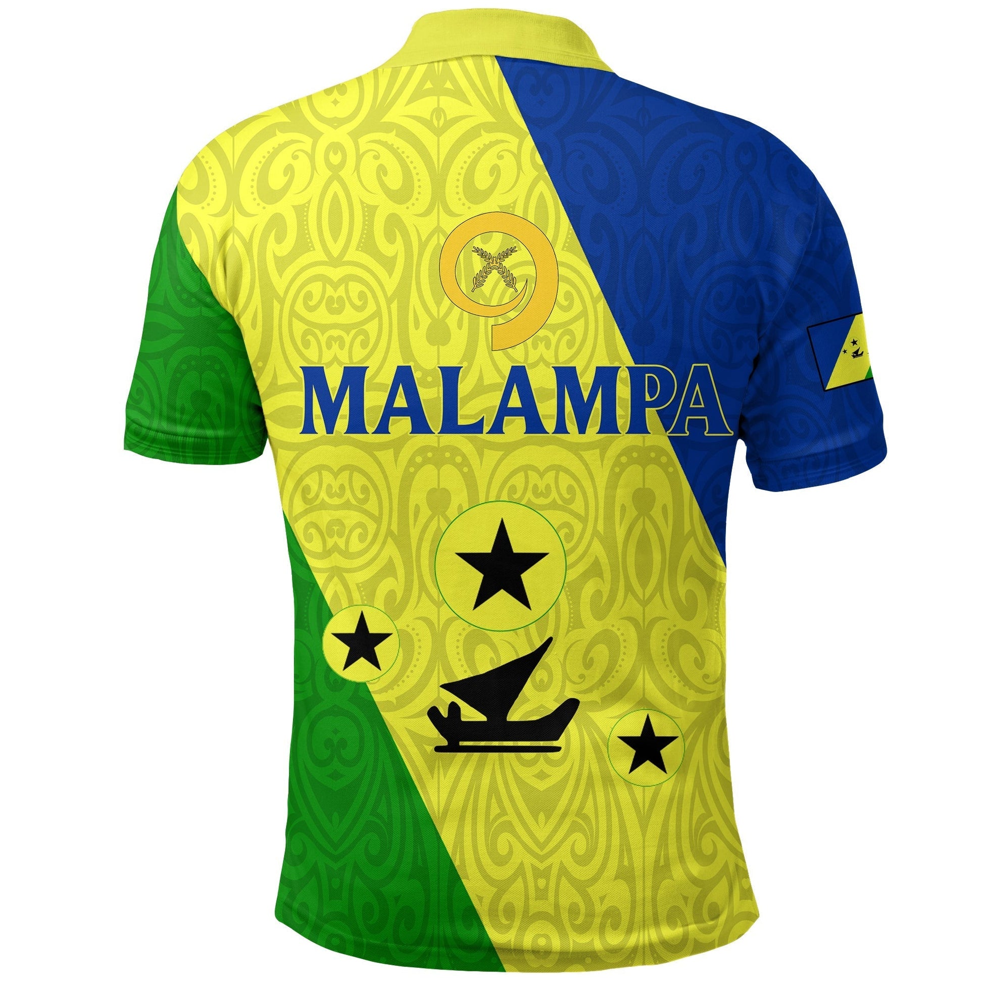 Malampa Province Vanuatu Polo Shirt Flag Style LT12