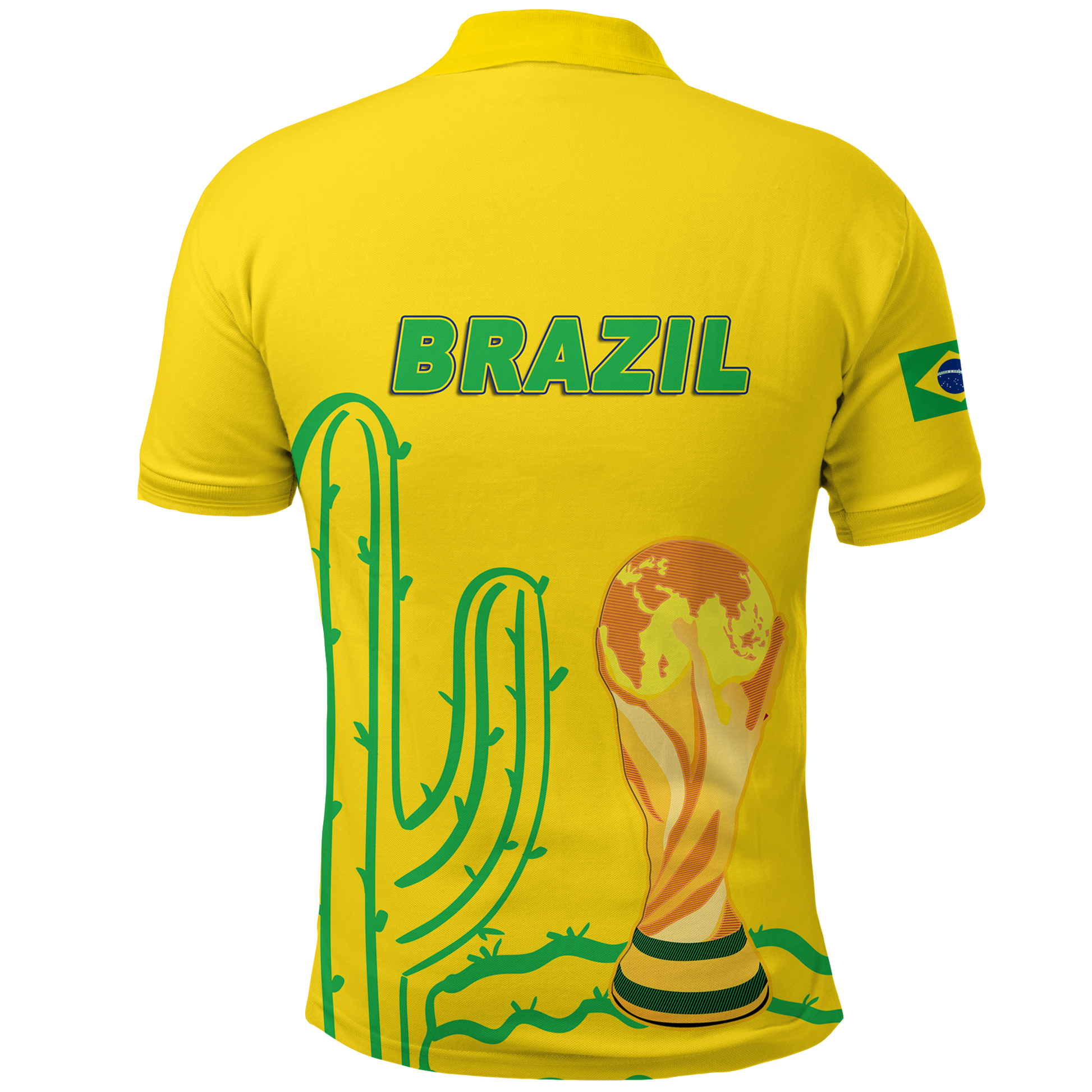 Brazil Champion Polo Shirt Football 2022 LT12
