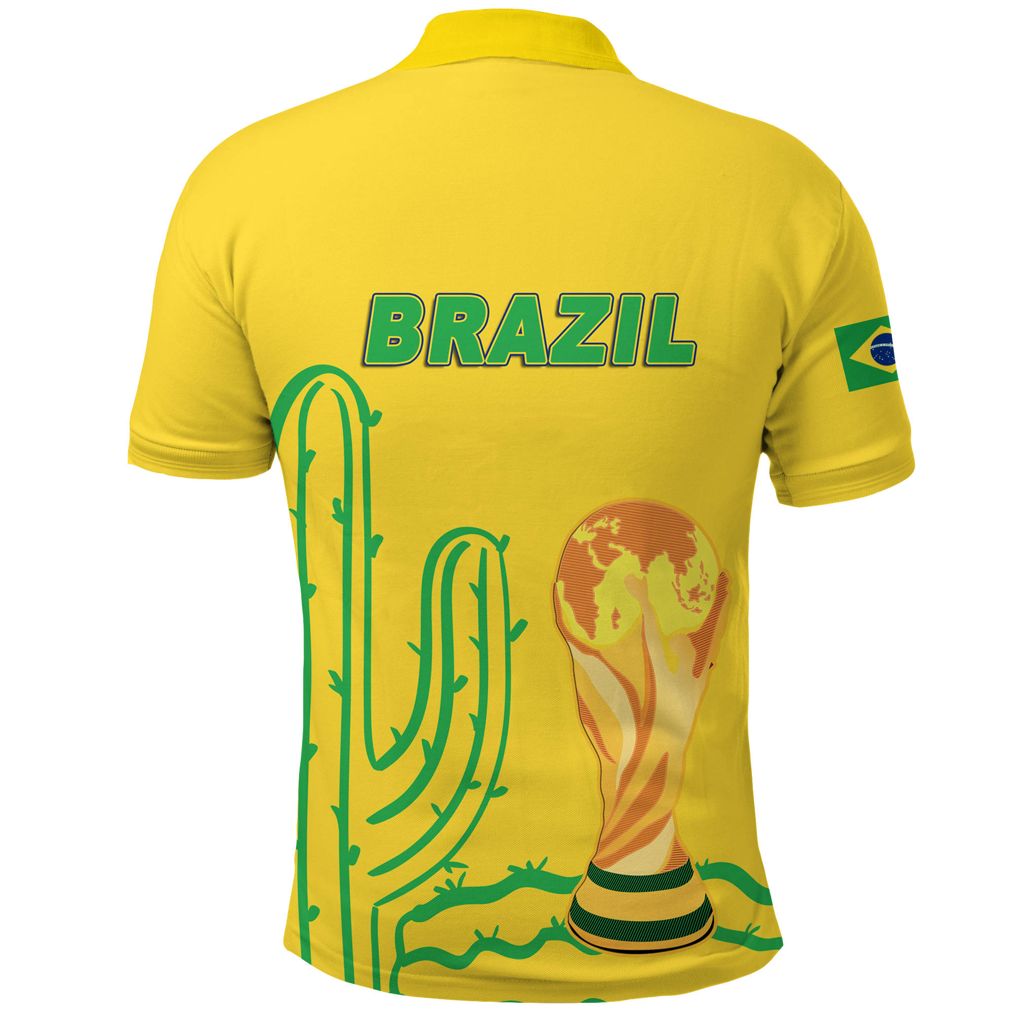 Brazil Champion Polo Shirt Football 2022 LT12