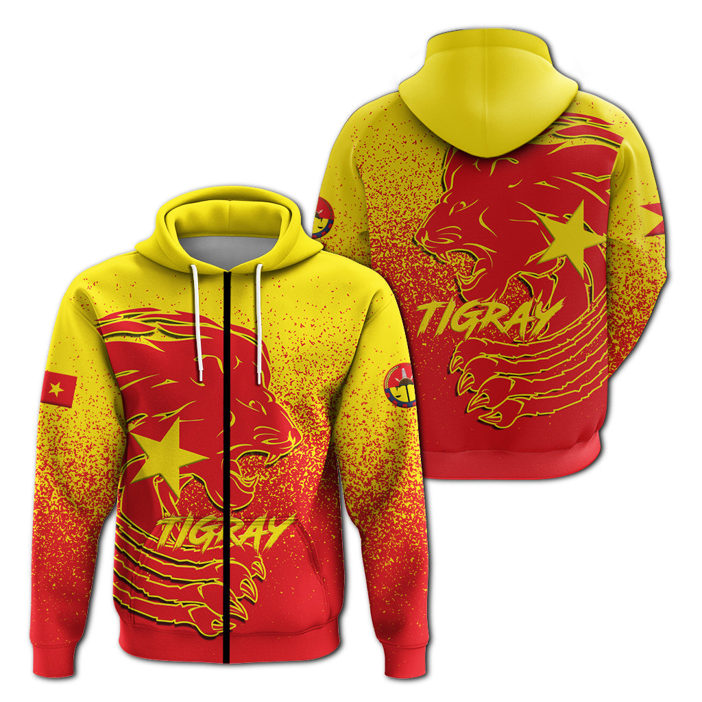 Tigray Lion Legend Zip Hoodie LT12