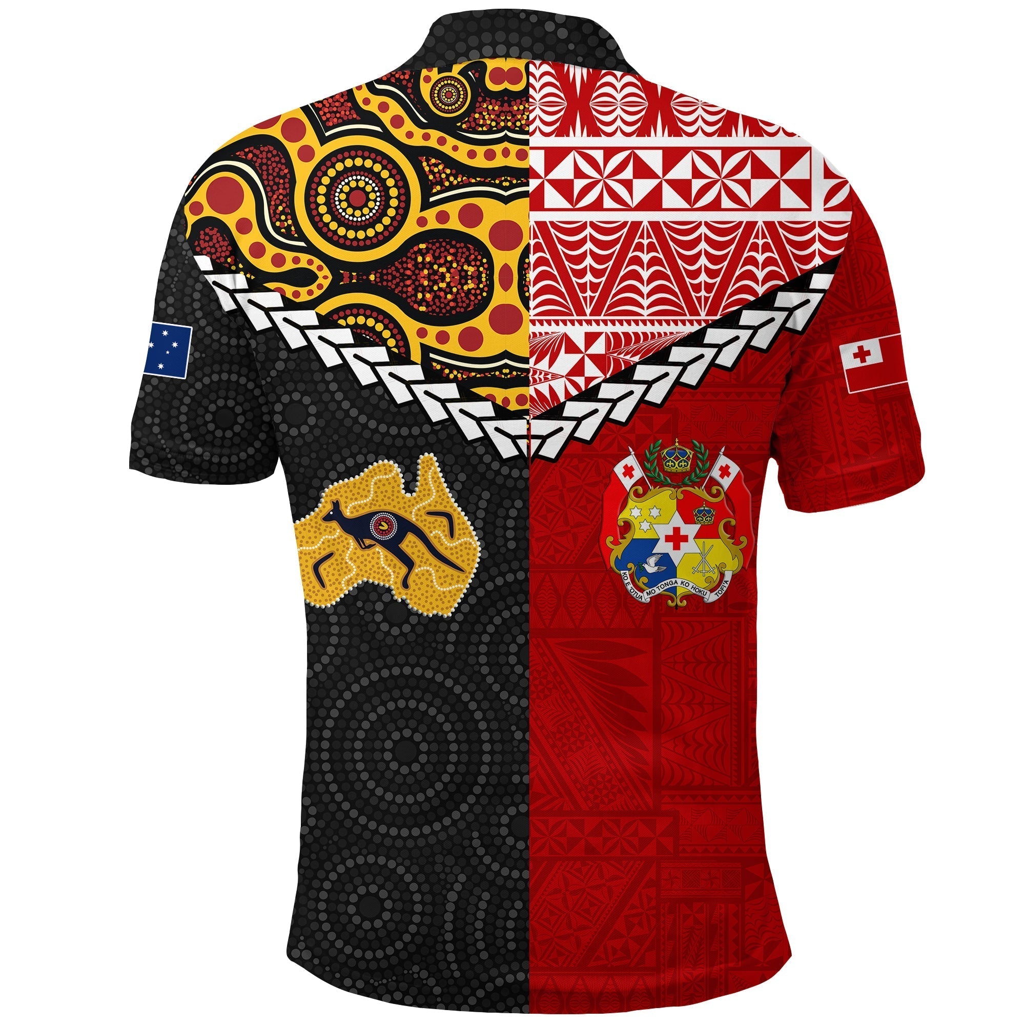 Tonga Combine Australia Aboriginal Heritage Polo Shirt LT12