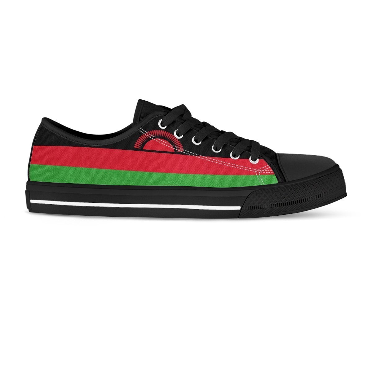 African Footwear - Malawi Flag Low Top Shoe