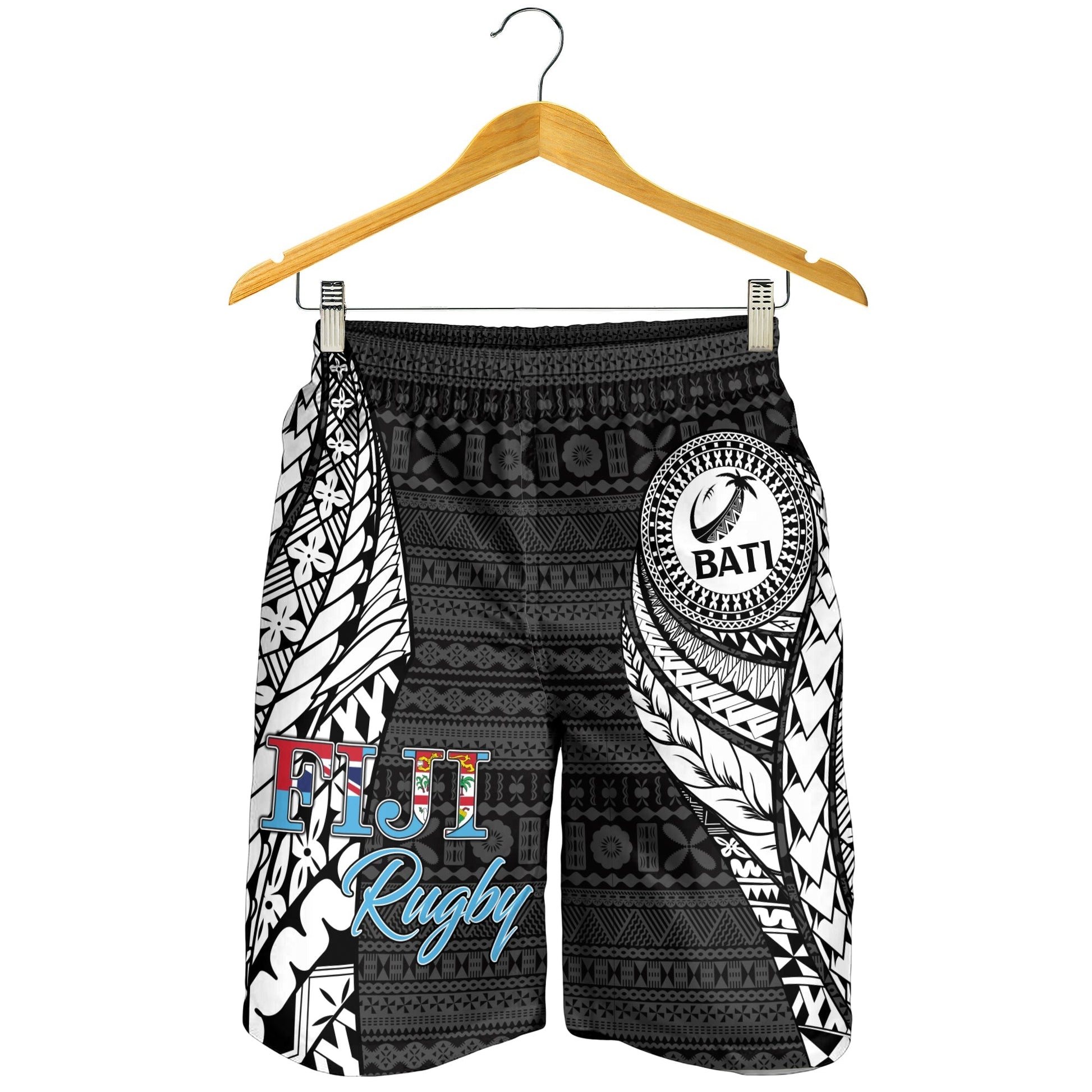 Fiji Rugby Bati Tapa Pattern Men Short LT2