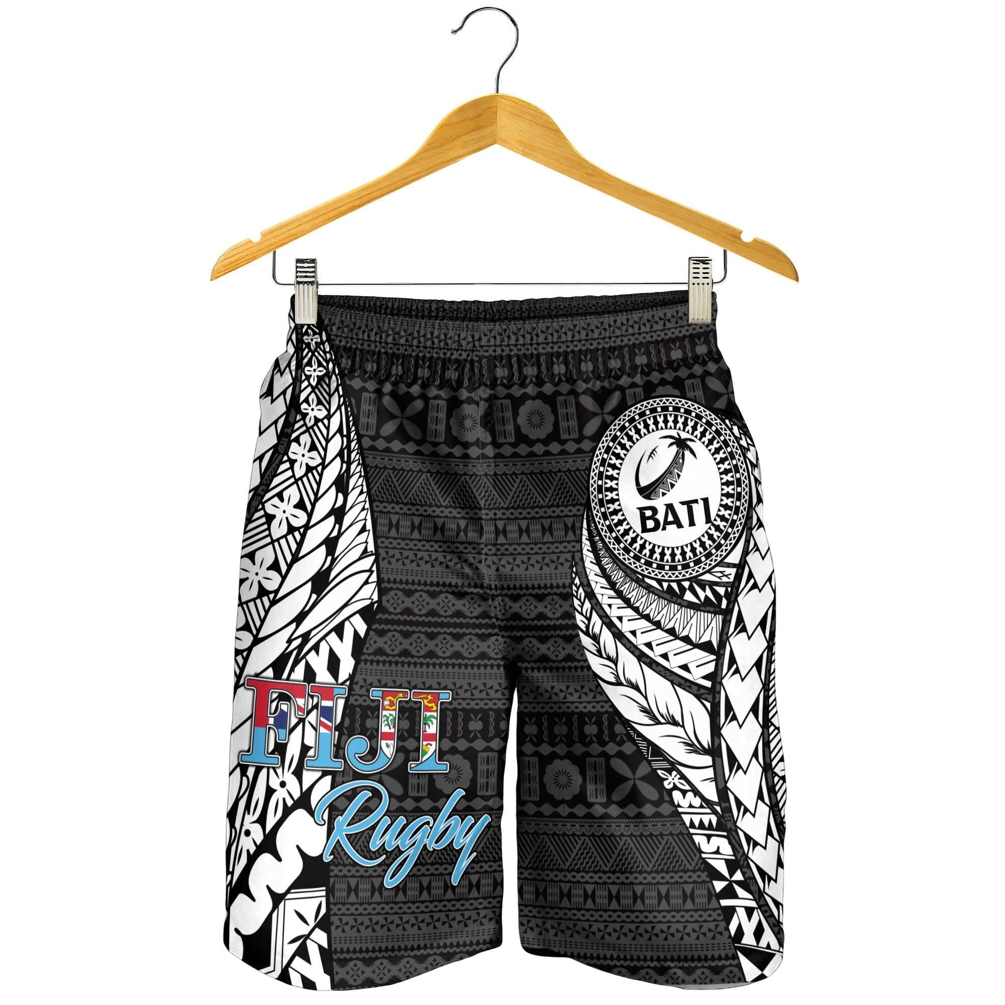 Fiji Rugby Bati Tapa Pattern Men Short LT2