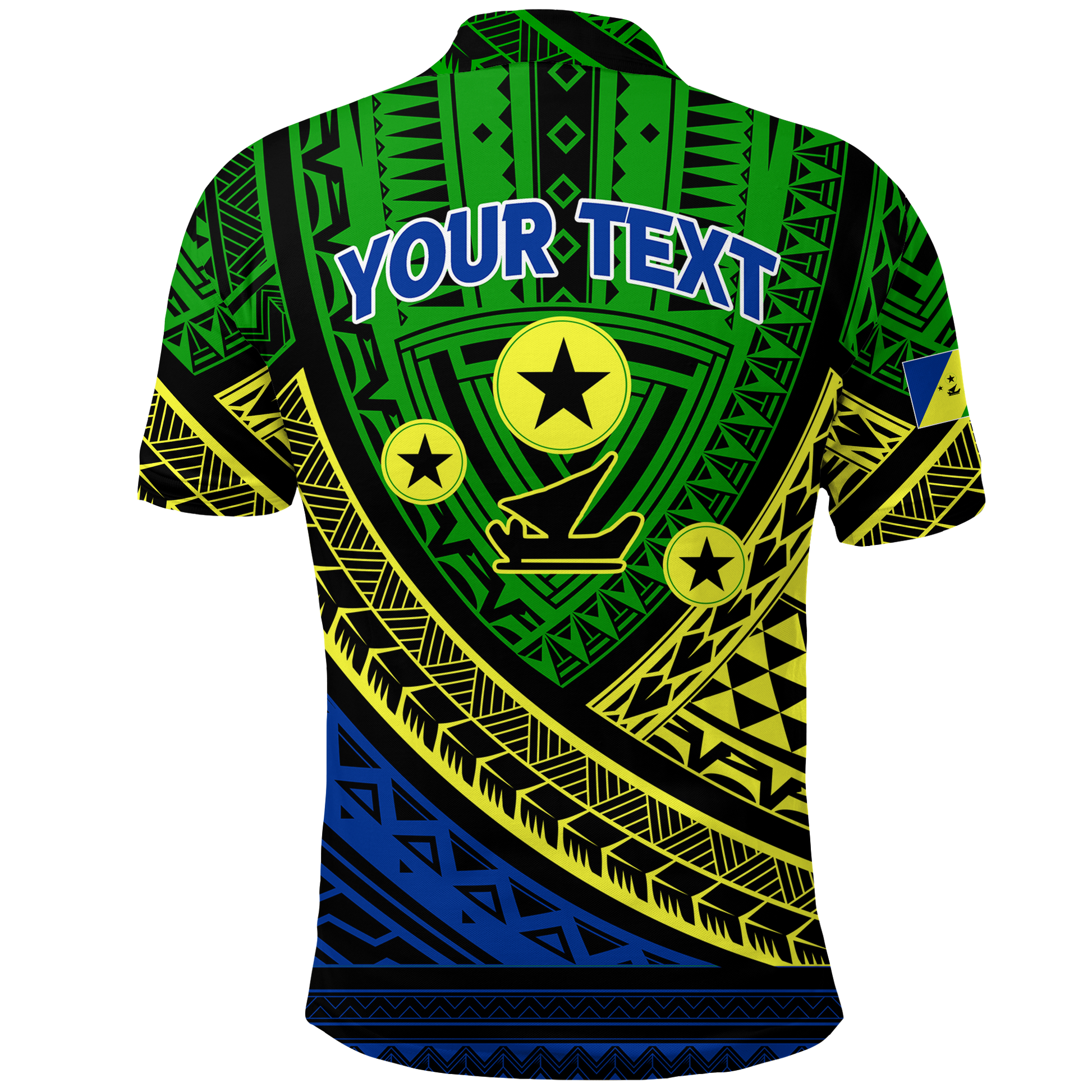 Custom Malampa Province Vanuatu Tribal Pattern Polo Shirt LT12