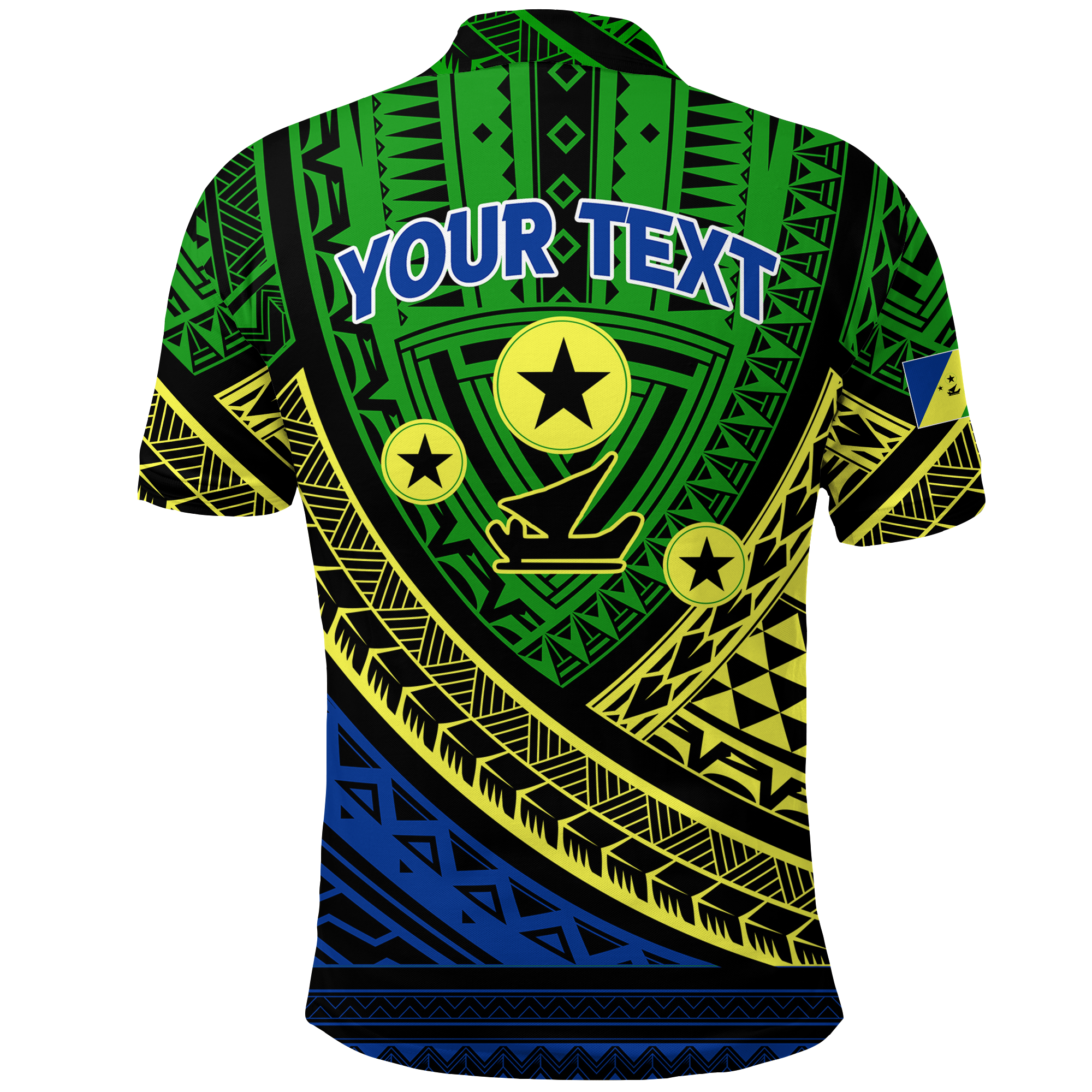 Custom Malampa Province Vanuatu Tribal Pattern Polo Shirt LT12