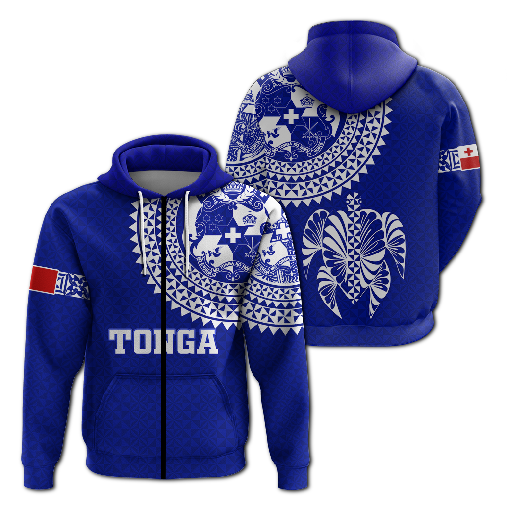 Tonga Hoodie Tongan Blue Turtle LT12