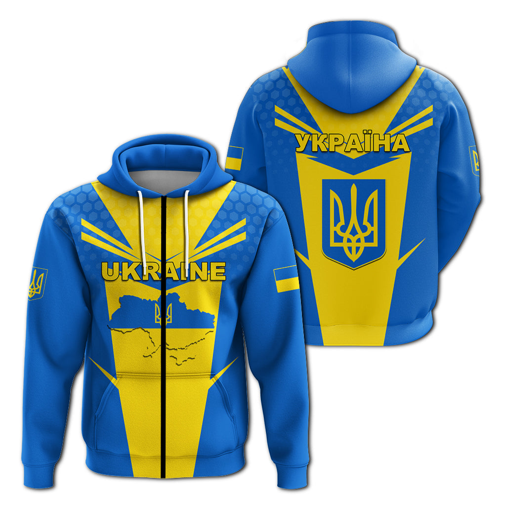 Ukraine Map Legend Hoodie LT12