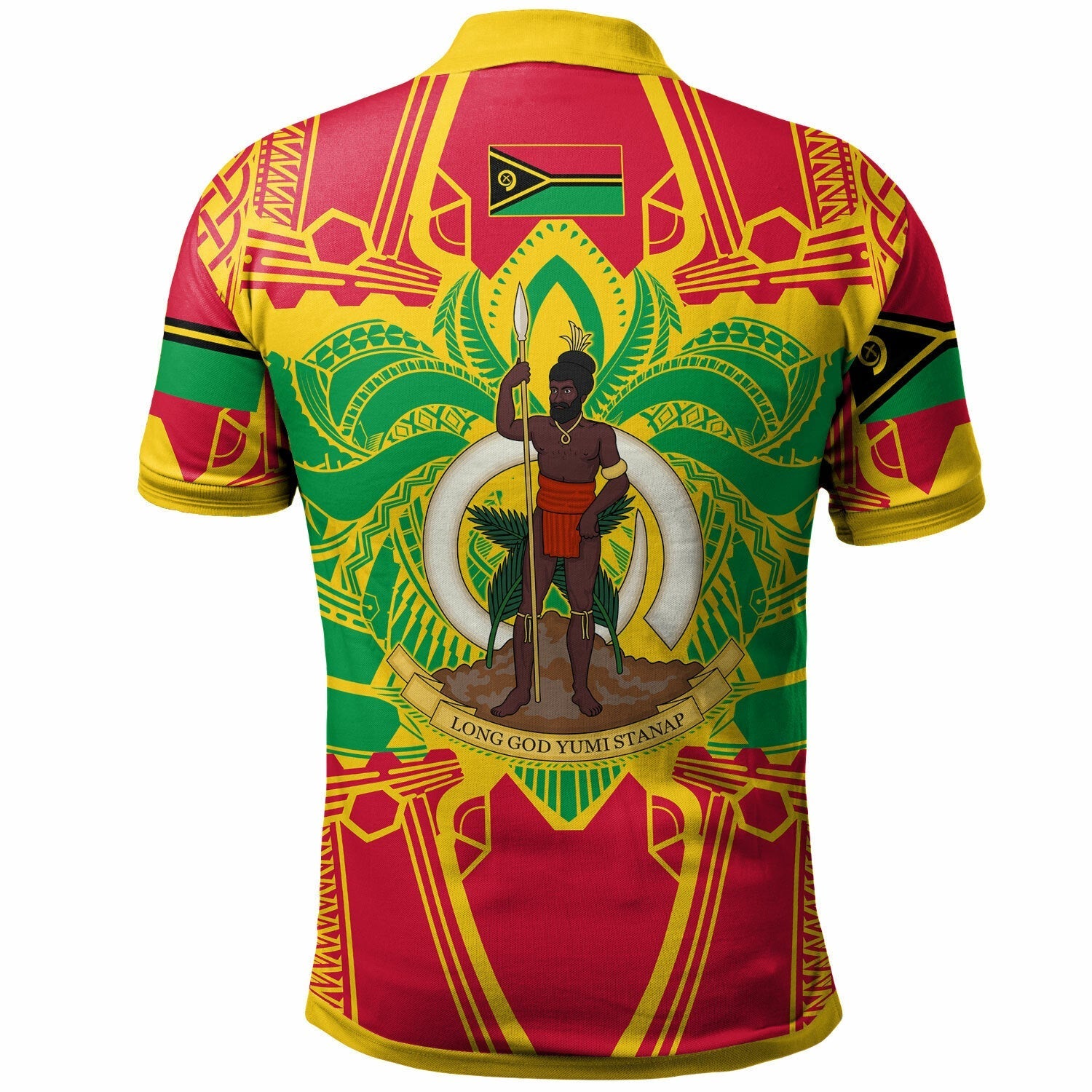 Vanuatu Polo Shirt Custom Vanuatu Pride With Polynesian Culture Polo Shirt LT10